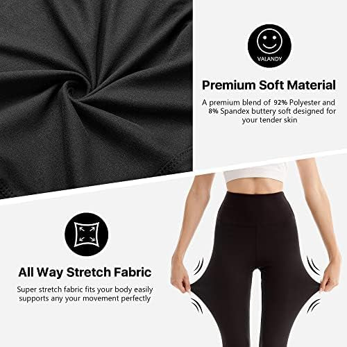 Two pairs of Problems Solved women's high waisted athletic leggings with tummy control and stretchy fabric, shown laid flat.