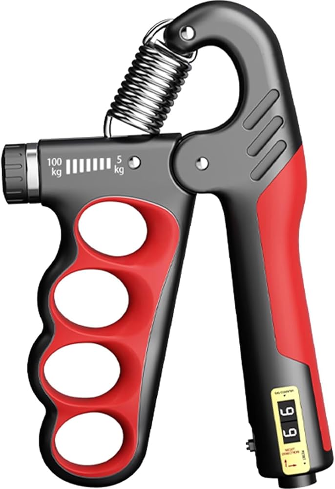 Problems Solved hand grip strengthener with automatic counter, ergonomic grip trainer for improving grip strength and hand muscle tone.