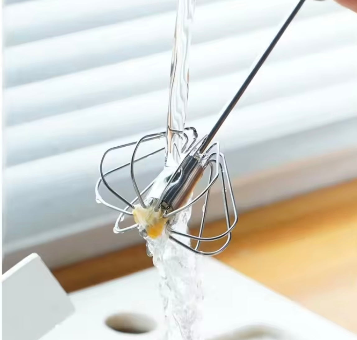 Stainless Steel Semi-Automatic Handheld Whisk - Problems Solved