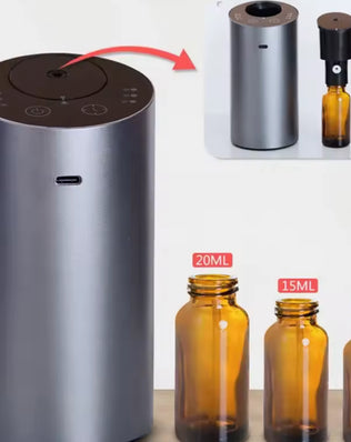 Wireless Car Aroma Diffuser with 20ml Empty Essential Oil Bottle - Problems Solved