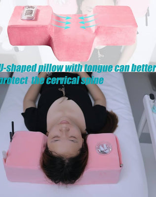 Beauty Salon Eyelash Extension Pillow Memory Foam Lash Pillow for Neck Pain