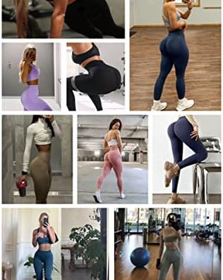 Problems Solved women's high waist scrunch butt leggings with lifting and push-up design, perfect for gym and active wear.