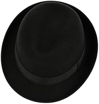 Elegant Fedora Trilby Hat Men Classic Stylish Panama Fedora Hats Vintage Short Brim Jazz