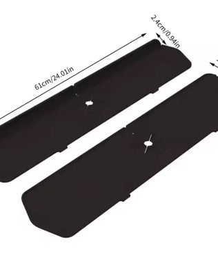 Long Silicone Sink Faucet Splash Guard Mat 2PCS - Problems Solved