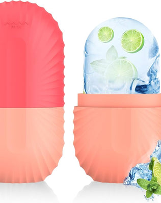 Ice Roller for Face and Eye, Silicone Ice Facial Roller Ice Holder, Face Ice Mold