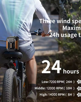 Portable Rechargeable Waist & Neck Fan with Light and Power Bank - Problems Solved