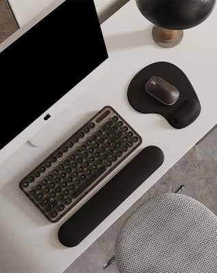 Problems Solved anti-slip mouse pad with gel foam wrist support, comfortable PC mouse mat for smooth, precise navigation.