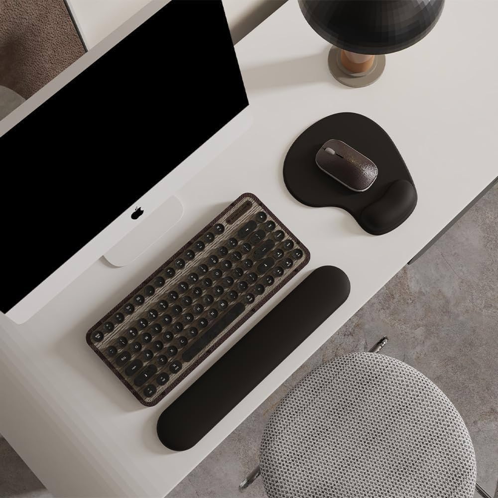 Problems Solved anti-slip mouse pad with gel foam wrist support, comfortable PC mouse mat for smooth, precise navigation.