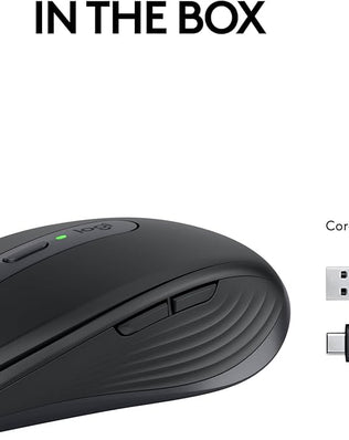 Problems Solved Logitech MX Anywhere 3S wireless mouse with compact design, fast scrolling, and 8K DPI for any surface.