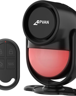 Indoor Motion Sensor Alarm with Siren, Wireless Infrared DIY PIR Motion Detector