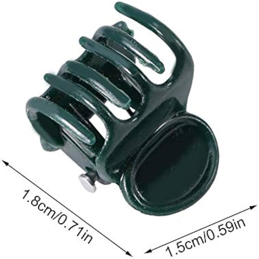 100Pcs Plant Support Clips, Garden Plastic Mini Stalks Flower Garden Tools Stem Clips