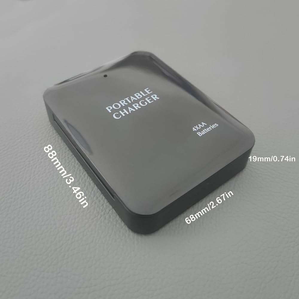 Problems Solved portable battery operated power bank with charger, emergency backup for smartphones and devices.