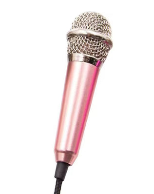 Problems Solved handheld mini stereo microphone with 3.5mm jack for portable studio and speech recording.