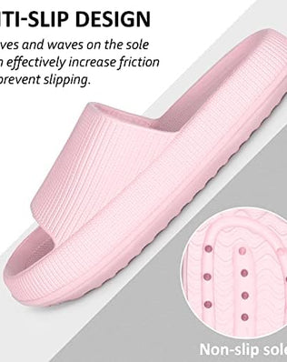 Cloud Shoes, Airfoot Slippers, Bathing Slippers, Rubber Non-Slip Mules, Open Toe Sandals