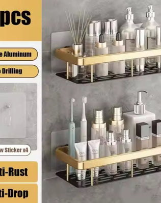 Bathroom Shelf for Shower & Toilet Storage - Problems Solved