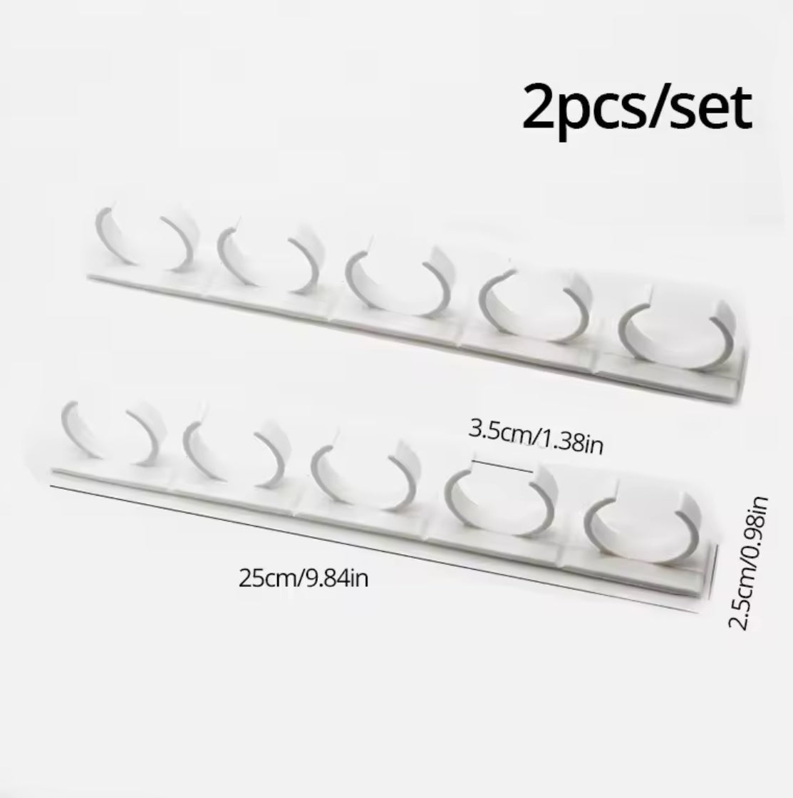2pcs Grey Plastic Kitchen Jar Rack Wall-Mounted Adhesive - Problems Solved