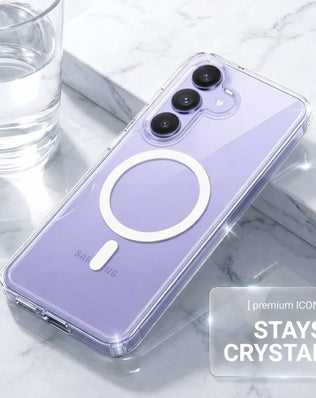 For Samsung Galaxy S24 Case Clear [Compatible with MagSafe] [Non-Yellowing]