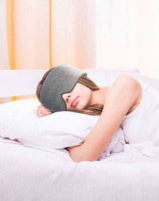 Handmade Cotton Sleep Mask, New Upgrade Light Blocking Sleeping Eye Mask Soft