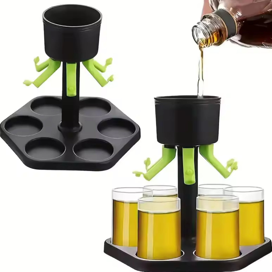 6-Shot Liquor Dispenser for Easy Drink Pouring - Problems Solved