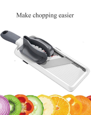 Problems Solved multi vegetable slicer and mandoline with adjustable stainless steel blades for precise kitchen slicing.