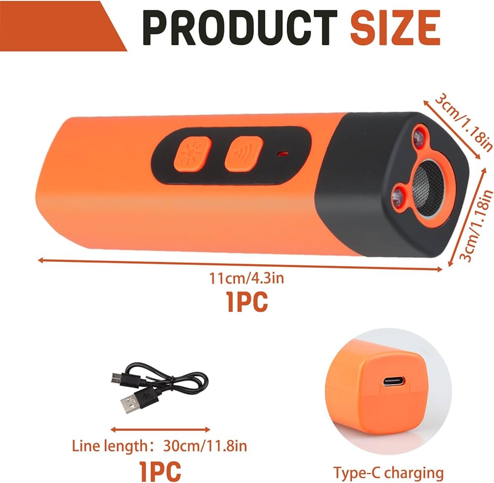 Anti Barking Device for Dogs, Bark Shield Repeller 3 Modes, Ultrasonic Dog Barking
