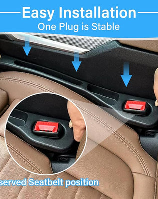 2PCS Vehicle Mounted Gap Leak Proof Filling Strip, Car Seat Gap Filler Organiser