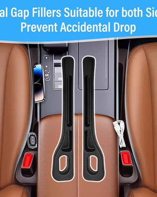 2PCS Vehicle Mounted Gap Leak Proof Filling Strip, Car Seat Gap Filler Organiser