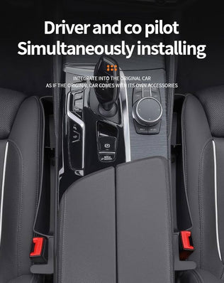 Car Seat Gap Filler, Seat Gap Organizer with Phone Holder, Car Seat Accessories