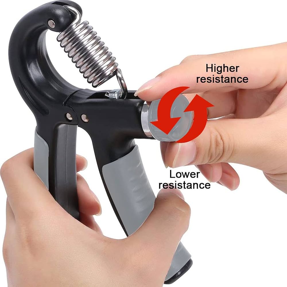 Problems Solved hand grip strengthener with adjustable tension from 5 to 60 kg, used for forearm and wrist training.