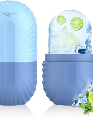 Ice Roller for Face and Eye, Silicone Ice Facial Roller Ice Holder, Face Ice Mold