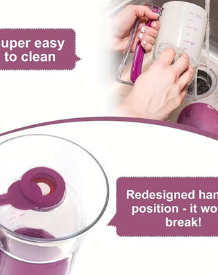 Handheld Pancake & Cupcake Batter Dispenser Measuring Cup - Problems Solved