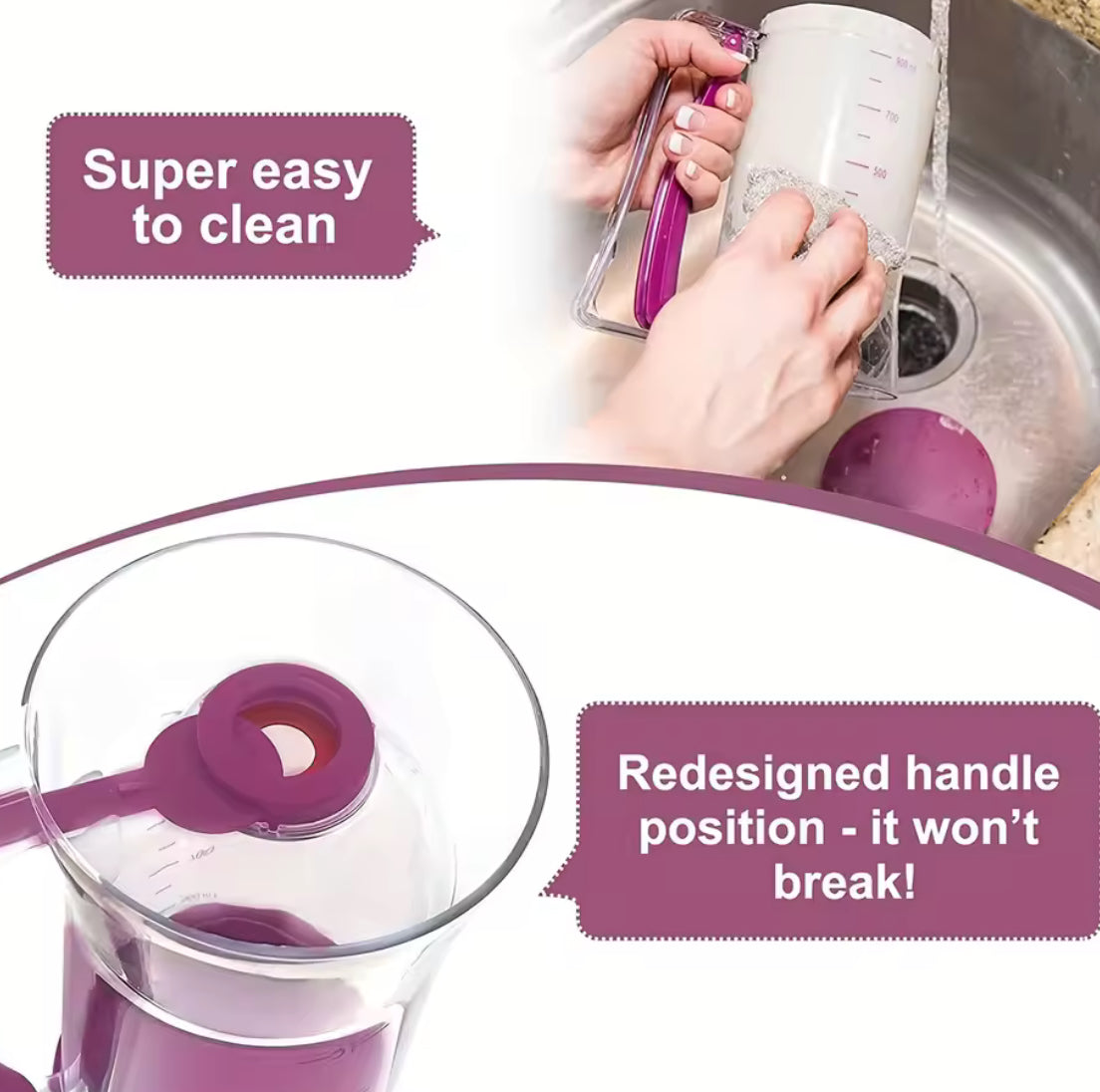 Handheld Pancake & Cupcake Batter Dispenser Measuring Cup - Problems Solved