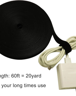Double Sided Roll, Self-Gripping Reusable Fastening Cable Ties Cut to Length