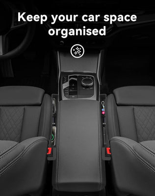 Car Seat Gap Filler, Seat Gap Organizer with Phone Holder, Car Seat Accessories