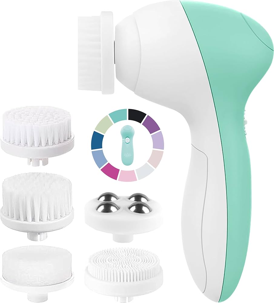 Facial Cleansing Brush Face Scrubber Exfoliating Cleaning Skin Care Cleanser