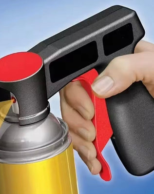 1 Pcs Plastic Portable Spray Paint Handle, Universal Reusable