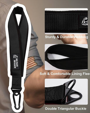 Arm Wrestling Training Strap Belt Hand Grip Arm Finger Forearm Exerciser Strengthener