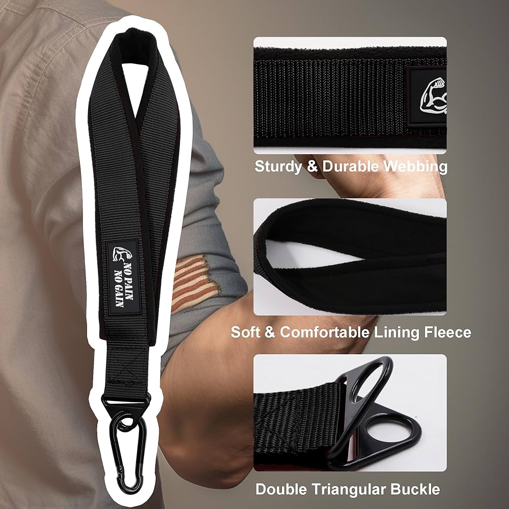 Arm Wrestling Training Strap Belt Hand Grip Arm Finger Forearm Exerciser Strengthener