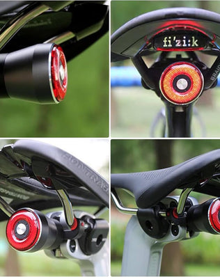 Ultra Bright Smart Bike Tail Light, USB Rechargeable Brake Sensing Bicycle Light