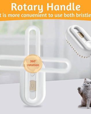 A Rechargeable 3 in 1 Multifunctional Cat Grooming Brush