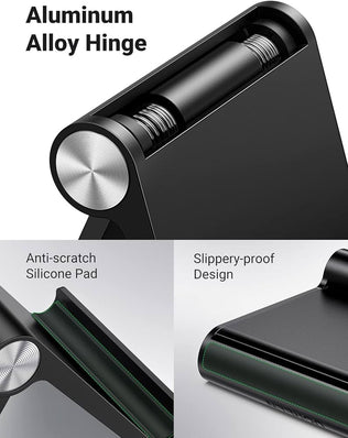 Problems Solved phone stand for desk, a mobile phone holder suitable for iPhone, featuring a sleek and stable design.