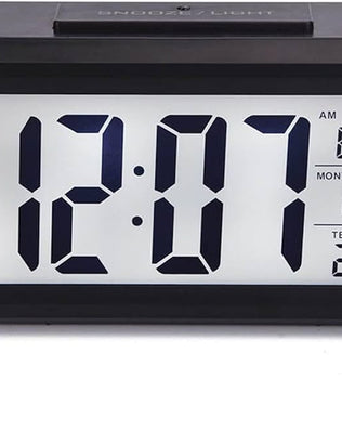 Digital Alarm Clock LED Display with Temperature Big LCD Digit Display