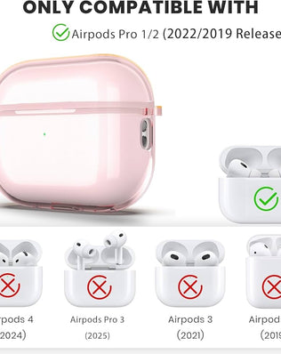 Airpods Pro 2nd/1st Generation Case, Protective AirPod Pro Cover Soft TPU
