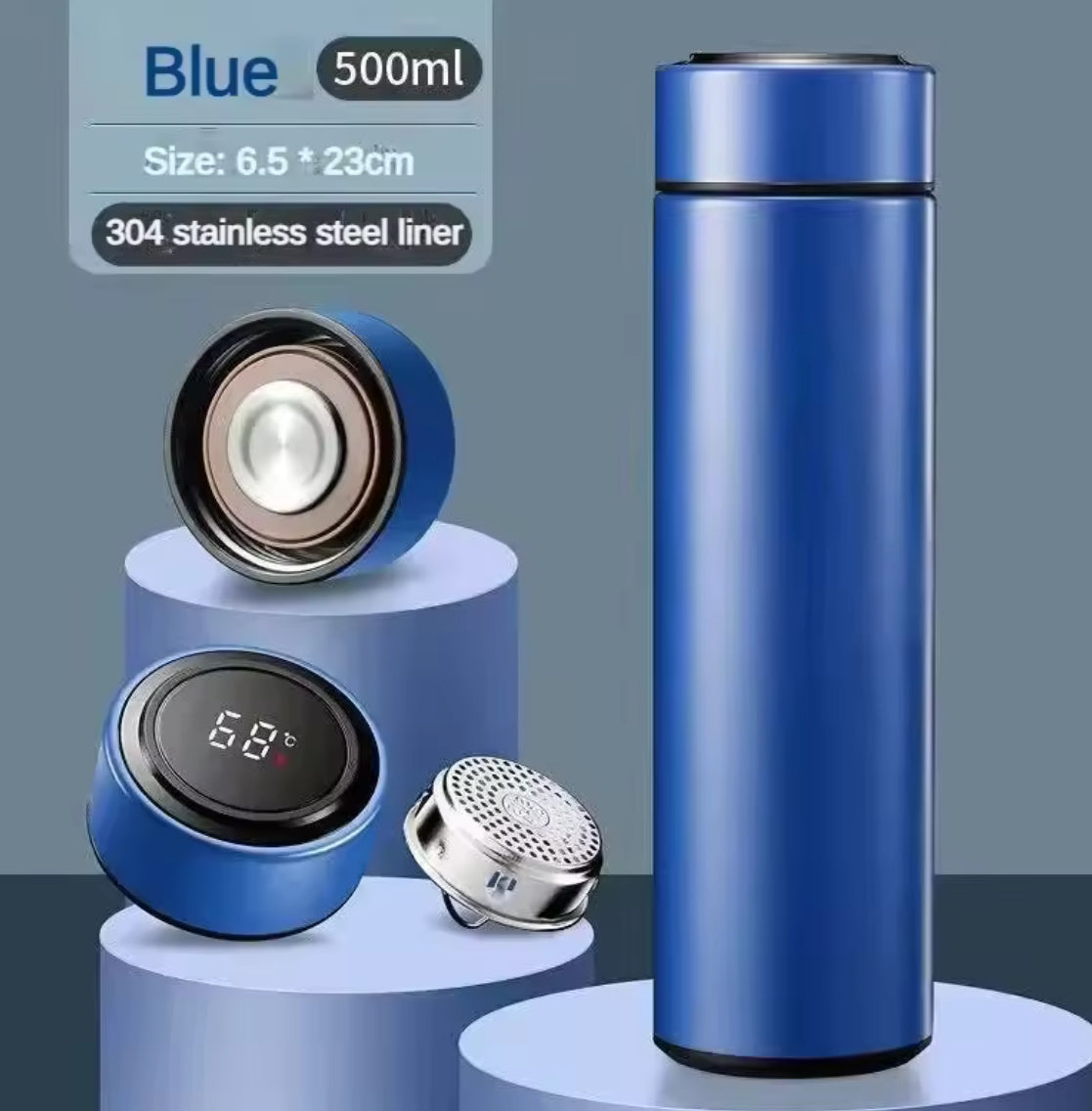 Smart Thermos Bottle with LED Temperature Display (500ml) - Problems Solved