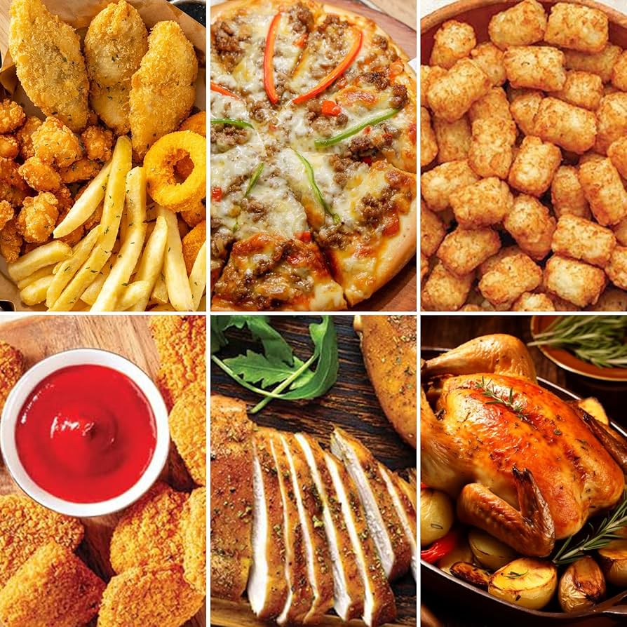 Disposable air fryer liners for Ninja Air Fryer MAX PRO AF180UK and AF14OUK by Problems Solved, 6.2L and 4.7L sizes.