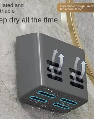 No-Drill Wall-Mounted Bathroom Makeup & Toiletry Organizer Shelf - Problems Solved