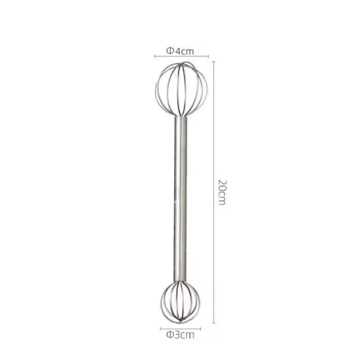 Problems Solved Measurement Muddler Miso LS1500, stainless steel kitchen tool for mashing and mixing ingredients.