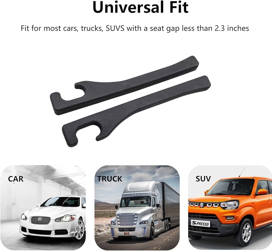Hiseanllo 2 x Car Seat Gap Filler