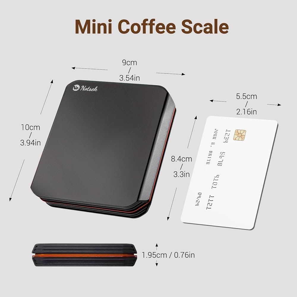 Problems Solved coffee scales with 3 modes, high precision 0.1g measurement, mini size, and built-in timer for brewing accuracy.