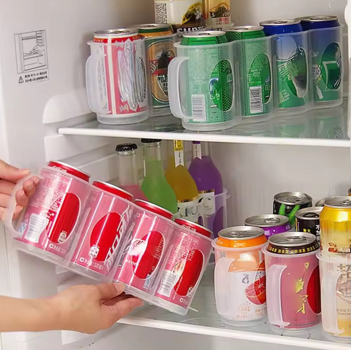 Beer Soda Drink Can Storage Box Kitchen Fridge Drink Bottle Holder - Problems Solved